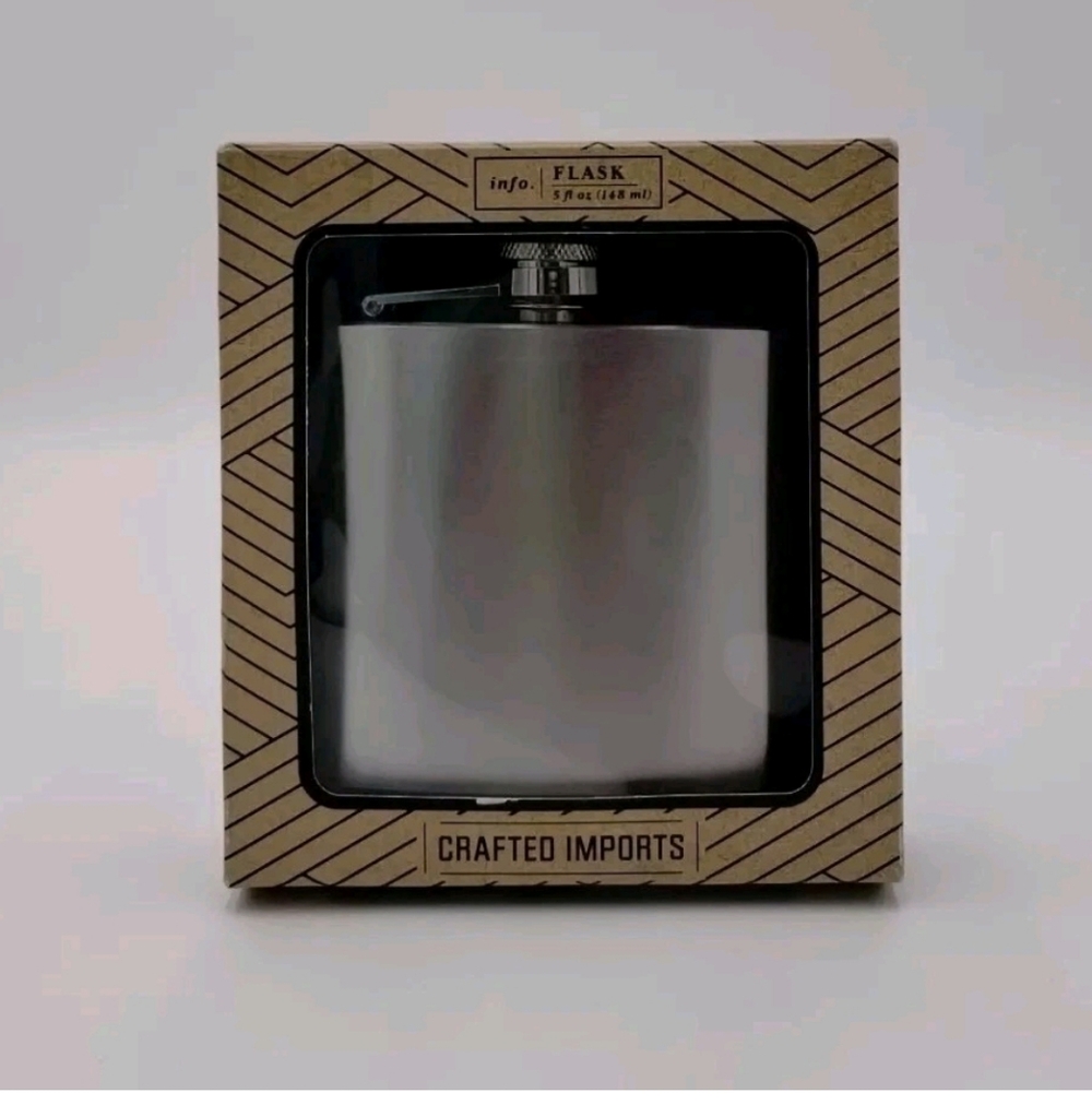 Crafted Imports Flask 5 Fl oz (148ml)